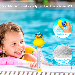 Thermomètre <span class=keywords><strong>de</strong></span> piscine en PVC avec canard en peluche, vente en gros <span class=keywords><strong>de</strong></span> thermomètres domestiques bon marché, thermomètre à kérosène - Product Image 2