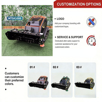 Mesin Pemotong Rumput Robot Vigorun MTSK1000, Pengolah Rumput Otomatis untuk Area Hijau Perumahan