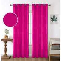 Ingrosso 140x228 cm rosa poliestere tende con 8 occhielli decorazione per la casa per eleganti finestre mantovane - Product Image 1