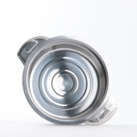 Casserole isolée à usage domestique de 5 pièces en acier inoxydable