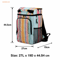 Sac isotherme de pique-nique d'extérieur de taille moyenne, étanche, avec décapsuleur intégré, robuste et portable, vente en gros en vrac direct usine