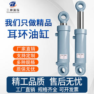 Cylindre hydraulique miniature robuste de 25 tonnes, 125 soudé, tête morte, bidirectionnel, unidirectionnel, levage manuel/électrique - Product Image 3