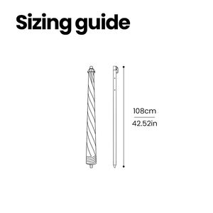 Outdoor Commercial <span class=keywords><strong>Stall</strong></span> Regenschirm Verdickt Bold Sonnenschutz Anhänger Quaste Gerader Regenschirm für Courtyard Sun shade <span class=keywords><strong>Stall</strong></span> - Product Image 3
