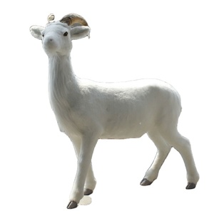 Decoración de Centro Comercial de Supermercado, <span class=keywords><strong>Cabra</strong></span> de Cuerno Largo de Piel Artificial de Tamaño Real con Precio de Fábrica - Product Image 1