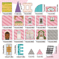 Ensembles de construction 3D personnalisables Tuiles de construction magnétiques arc-en-ciel éducatives pour enfants en plastique sûr-certifié EN71 CPC ASTM