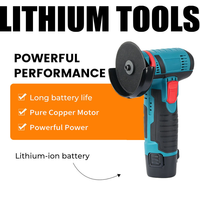 Mini-meuleuse d'angle sans fil 3 pouces, batterie au lithium, meuleuse électrique portable, machine de découpe et de polissage, ensemble d'outils électriques OEM