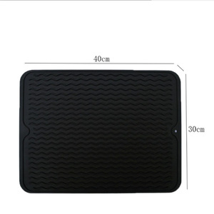 Silicone Dish Drying Drain <b>Mat</b> Multi-functional Silicon Heat Resistant <b>Mat</b> Anti-Slip Draining <b>Mat</b> for Kitchen Easy to Clearing - Product Image 5
