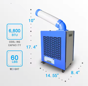 Refroidisseurs d'air Installation gratuite de hangars d'atelier de <span class=keywords><strong>climatisation</strong></span> mobiles industriels étanches à l'humidité spécialisés - Product Image 6
