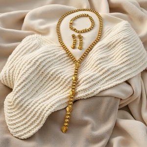 Juego de Joyería Africana Estilo Dubái de Alta Calidad, Chapado en Oro, para Bodas, Fiestas, Aniversarios, Regalo, Joyería de Boda - Product Image 3