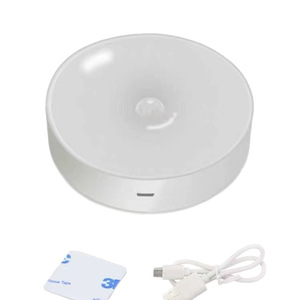 LED Motion Sensor Stair <b>Light</b> USB Rechargeable Wireless Magnetic Cabinet <b>Lights</b> Lamp for Indoor Closet <b>Corridor</b> Lighting - Product Image 2