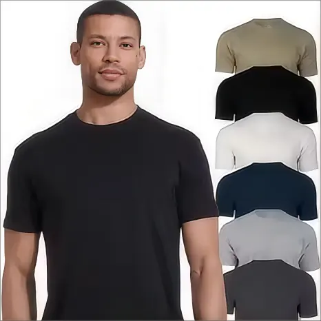 Camiseta clássica autêntica | Camiseta masculina premium | Camiseta masculina com gola redonda personalizada