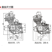 Culasse Refroidie par Air de Haute Qualité pour Moteur 2 Temps 70cc 110cc 125cc 150cc 200cc, Moteur à Essence ou Électrique pour Moto 125cc