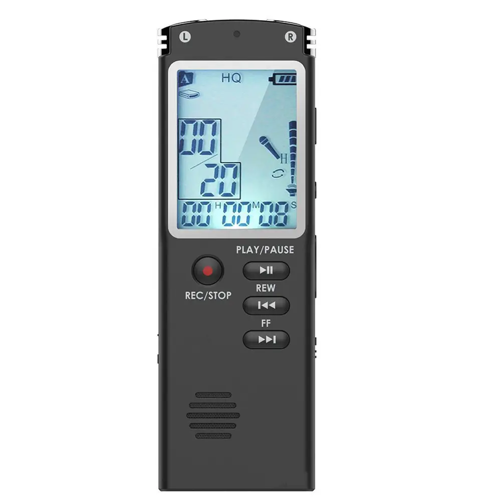 Hd Lange Afstand Agc Ruisonderdrukking Voice Activated Recorder Een-Klik/Save Opname Voice Recorder Voor Lezingen vergaderingen