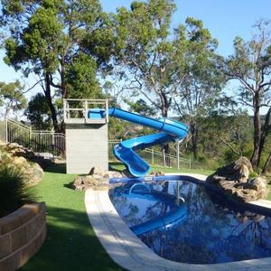 Toboggans aquatiques personnalisés en fibre <span class=keywords><strong>de</strong></span> verre pour enfants Playhouse avec toboggan-Équipement <span class=keywords><strong>de</strong></span> jeu aquatique en vente - Product Image 4