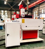 Mini 3 axes CNC routeur en fonte fraisage CNC cadre demi-couverture CNC fraiseuse pour métal aluminium gravure et découpe