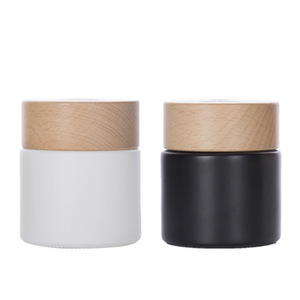 Botellas Difusoras de Aroma de <span class=keywords><strong>Vidrio</strong></span> Redondas de Lujo de 100 ml y 120 ml, Transparentes/Esmeriladas/Negras, <span class=keywords><strong>con</strong></span> Varillas y Tapa de <span class=keywords><strong>Madera</strong></span> de Bambú Natural - Product Image 2