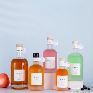 Bouteille transparente givrée personnalisée <span class=keywords><strong>de</strong></span> <span class=keywords><strong>bonne</strong></span> qualité <span class=keywords><strong>de</strong></span> 200ml bouteille <span class=keywords><strong>de</strong></span> vin en verre <span class=keywords><strong>de</strong></span> liqueur <span class=keywords><strong>de</strong></span> liqueur <span class=keywords><strong>de</strong></span> vodka bouteille en verre - Product Image 5