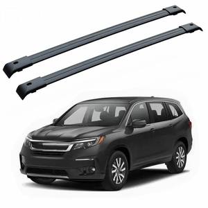 JOESHIER Aluminum 4x4 Car Accessories Crossbars Car Roof Racks Crossbars Cross Bar For Honda Pilot 2003-2008 Black 2PCS - Product Image 1