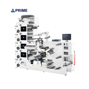 Venta caliente BOPP PET Etiqueta de papel adhesiva Rollo a rollo Impresora de etiquetas flexográfica automática Máquina de impresión - Product Image 1