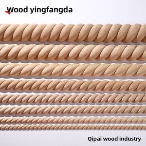 Untuk kualitas tinggi Jerman Beech Semi lingkaran dikepang garis kustom kayu Dongyang ukiran gaya Amerika desain Modern kayu - Product Image 3