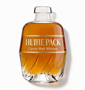 Bouteille <span class=keywords><strong>de</strong></span> whisky d'orge en verre clair <span class=keywords><strong>de</strong></span> qualité supérieure, 70 cl, avec finition Carnette, vente en gros à prix abordable, impression <span class=keywords><strong>de</strong></span> logo OEM ODM - Product Image 1