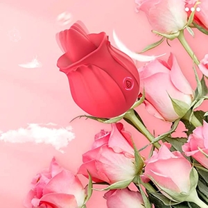 Stimulateur de vibrateur de jouets sexuels de Rose clitoridienne pour des femmes, langue de léchage - Product Image 6