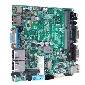 Factory J6412/X6413 Industrial Router Motherboard Intel Elkhart Lake 6*Com 1*VGA 2 Lan DDR4 32GB Fanless X86 Nano ITX Mainboard