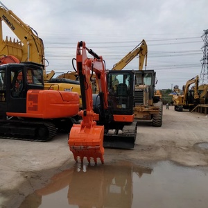 Japón utilizó la mini excavadora original Hitachi 5,5 Ton utilizó Hitachi ZX55 /ZX55usr en buenas condiciones - Product Image 4