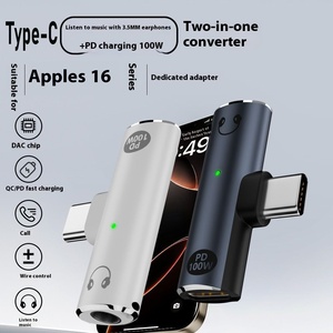 Usb c <strong>Adapter</strong> Otg Type-C to 3.5mm Headphone <strong>Audio</strong> Charging <strong>Adapter</strong> QC/PD Fast Charging 100W for <strong>iPhone</strong> 16 - Product Image 4