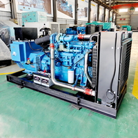 Generador diésel portátil de 150kW y 187kVA, grupo electrógeno de pequeña potencia, Marco abierto de arranque automático, generador de energía de 400V y 1500rpm para cortes de energía