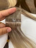 Extensions de cheveux naturels vierges doublement étirés en silicone micro-tissé, extensions de cheveux humains à nano-perles en peau de PU