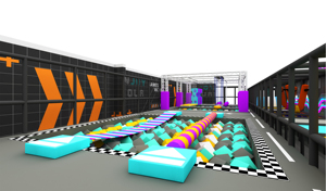 Tùy chỉnh trong nhà mềm chơi sân chơi cho trẻ em với bóng hồ bơi Slide Trampoline - Product Image 3