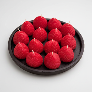 14 Strawberry <b>Candle</b> with Ceramic Plate Private Label Handmade Soy Wax Scented Fruit <b>Candle</b> Home Decor Wedding Gift <b>Bulk</b> NF - Product Image 2