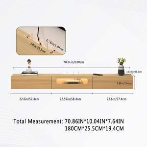 Ensemble de canapé de salon moderne <span class=keywords><strong>2022</strong></span> avec support de télévision intelligente Nouveau design de meubles à panneaux de bois - Product Image 2