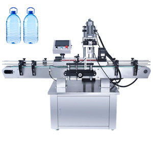 Máquina tapadora de botellas de vidrio de perfume con tapas de pulverización neumáticas de alta precisión fácil de operar - Product Image 2