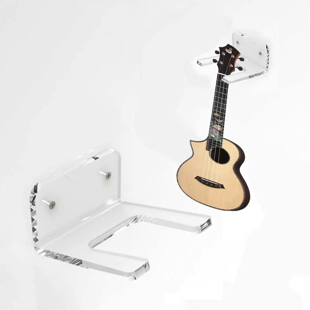 Klarer Gitarren wand halter | Transparent Langlebig | Acryl-Wand halterung für Gitarren violine