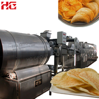 Machine industrielle à haut rendement pour la fabrication de chips de pommes de terre de type Pringles avec ligne de production de friture continue avancée