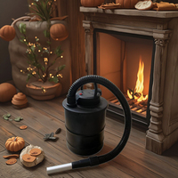 Aspirateur à cendres chaudes cyclonique sans sac portable électrique 600W 12L avec filtre HEPA pour foyer et nettoyage domestique à sec