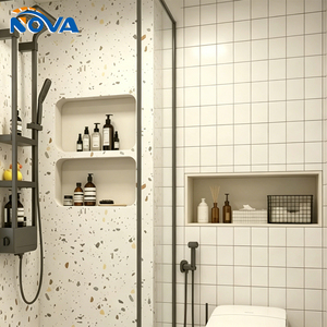 Revêtement mural SPC <span class=keywords><strong>de</strong></span> style hôtelier, imitation <span class=keywords><strong>terrazzo</strong></span>, imperméable, ignifuge, garantie 5 ans, rénovation commerciale moderne pour hôtels - Product Image 1