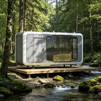 Maison préfabriquée en acier léger extensible et imperméable Royalstar F16 pour hôtel, boutique, bureau et camping de luxe