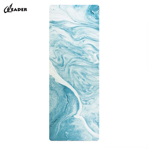 Tùy chỉnh thiết kế thân thiện với môi Tím PU Yoga Mat tự nhiên đống đổ nát loạt - Product Image 1