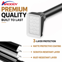 ARODDY OEM ODM Factory Wholesale Carbon Steel 120-340 cm Patented Anti-Sag 32mm Heavy Duty No Drill Curtain Poles Rods for Home