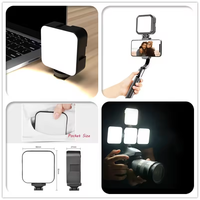 Yeni telefon kamera tripodu standı LED Video işığı yaka kablosuz mikrofon vfacebook kiti için Tiktok Facebook YouTube Vlog yapma