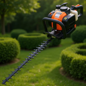 Cortasetos de 24 pulgadas con cuchilla de doble cara, a gasolina, con arranque de retroceso para recortar el jardín - Product Image 2