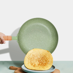 Vente en gros de poêles à frire antiadhésives en <span class=keywords><strong>pierre</strong></span> Maifanshi multifonctions de 20/24/26cm avec logo personnalisé poêle à frire verte de qualité alimentaire antiadhésive - Product Image 1