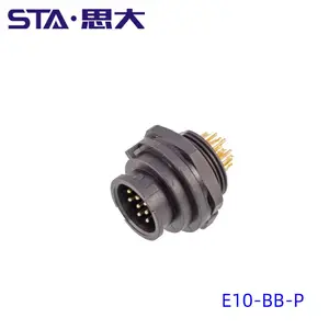 E10相当のAmphenol LTW BD-12PMMP-LC7001 CONNECTOR IP67防水円形プラグ12POSパネルソケット