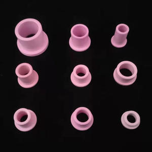 95氧化铝瓷眼传感器，带卡槽光滑耐磨陶瓷眼螺纹孔，用于纺织品 - Product Image 1