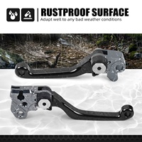 NICECNC untuk Honda 2003-2009 2012-2016 CRF150F CRF230F CRF 230F tuas rem Pivot sepeda motor Tuas kopling gagang aluminium 2014