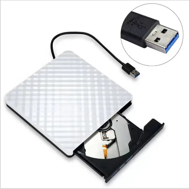 גבוהה מהירות העברת נתונים USB 3 0 נייד תקליטור DVD RW מבער סופר CD נגן DVD חיצוני כונן USB 3 0 מקסימום מחשב נייד שחור