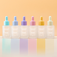 Mattierte Bunte Kosmetik- und Hautpflegeverpackungen: Glasflaschen für Ätherische Öle & Augentropfen mit Pipette, 30ml Serumflasche